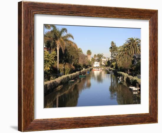 Venice Canals, Venice Beach, Los Angeles, California, United States of America, North America-Wendy Connett-Framed Photographic Print