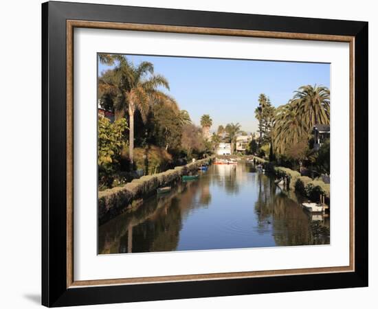 Venice Canals, Venice Beach, Los Angeles, California, United States of America, North America-Wendy Connett-Framed Photographic Print