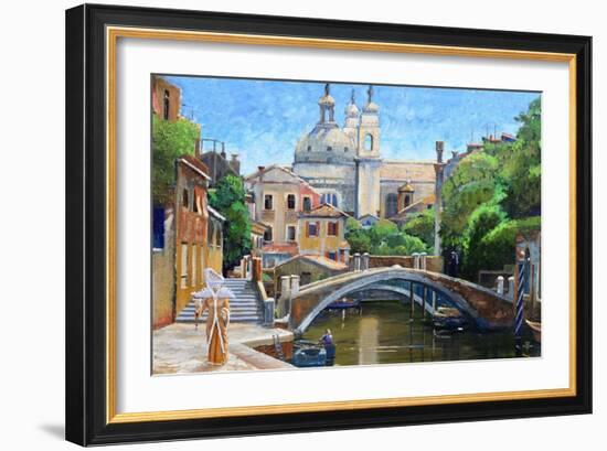 Venice Carnevale, 2000-Trevor Neal-Framed Giclee Print