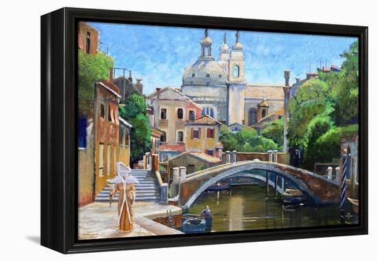 Venice Carnevale, 2000-Trevor Neal-Framed Premier Image Canvas