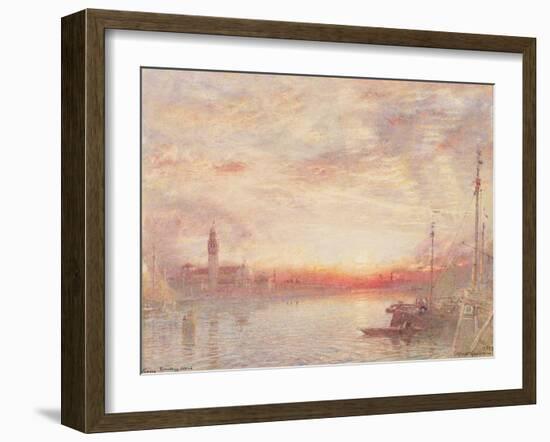 Venice, Cemetery Island (San Michele), 1903-Albert Goodwin-Framed Giclee Print