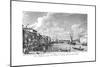 Venice: Chiara Canal, 1735-Antonio Visentini-Mounted Giclee Print