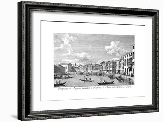 Venice: Chiara Canal, 1735-Antonio Visentini-Framed Giclee Print