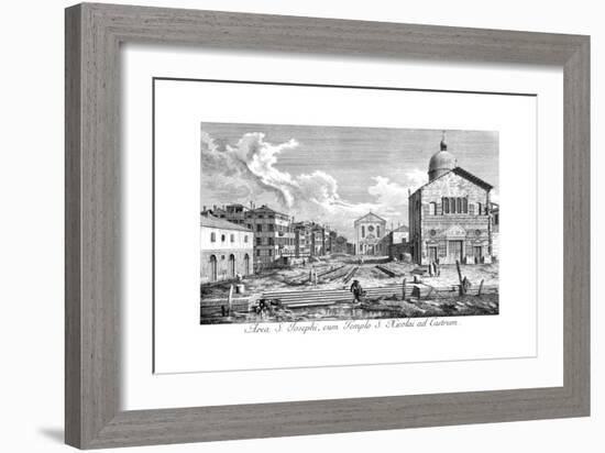 Venice: Church, 1735-Antonio Visentini-Framed Giclee Print