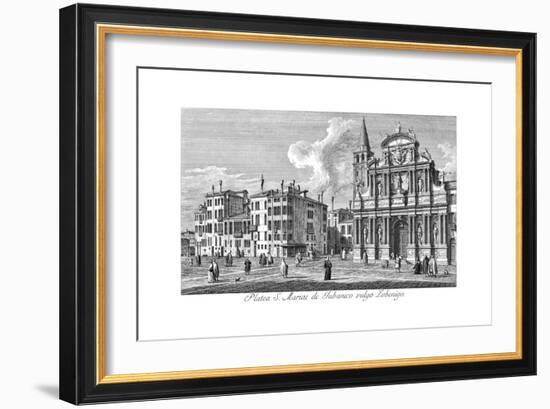 Venice: Church, 1735-Antonio Visentini-Framed Giclee Print