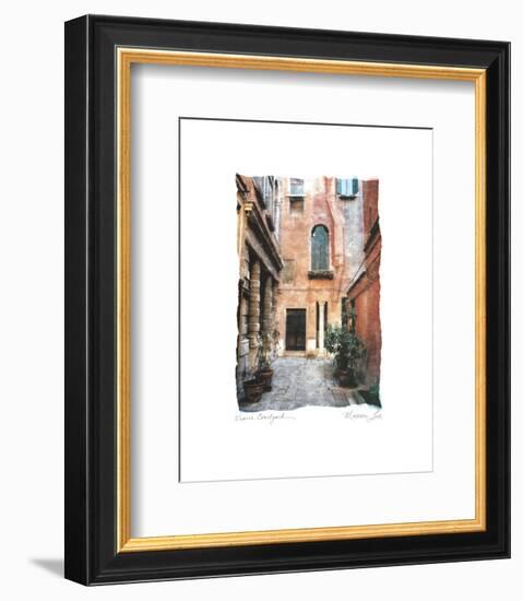 Venice Courtyard-Maureen Love-Framed Photo