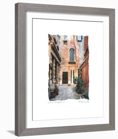 Venice Courtyard-Maureen Love-Framed Photo