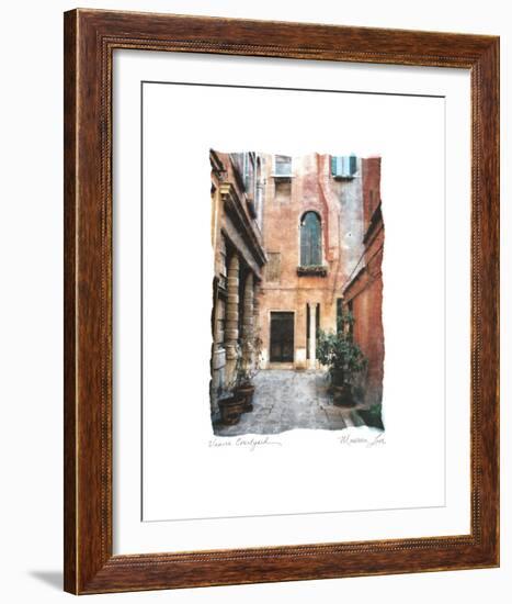 Venice Courtyard-Maureen Love-Framed Photo