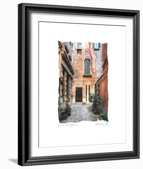 Venice Courtyard-Maureen Love-Framed Photo