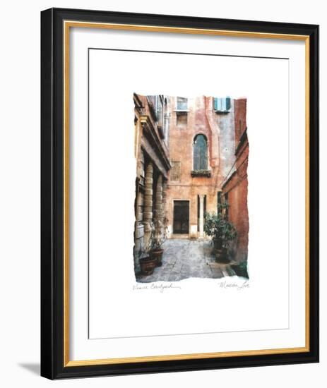 Venice Courtyard-Maureen Love-Framed Photo