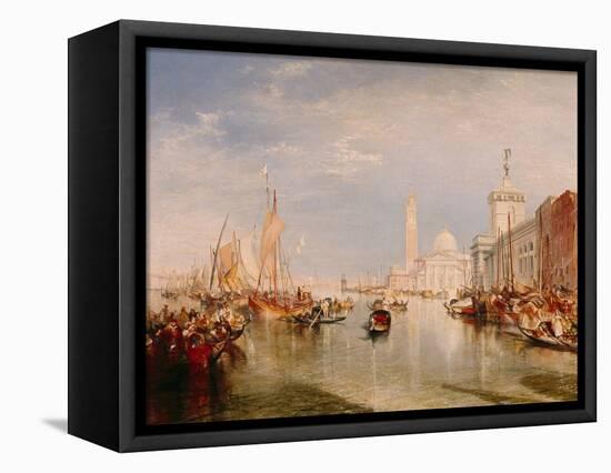 Venice, Dogana and S. Giorgio Maggiore-JMW Turner-Framed Premier Image Canvas
