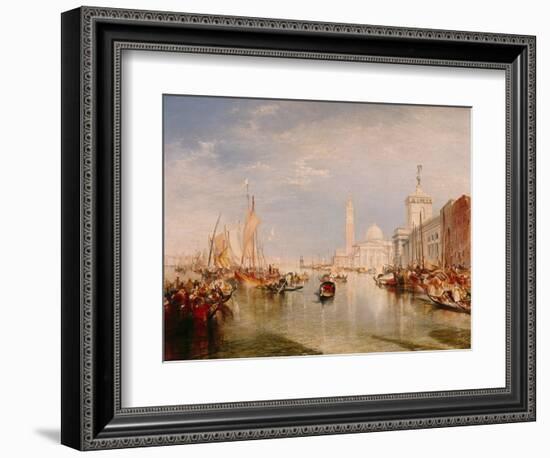Venice, Dogana and S. Giorgio Maggiore-JMW Turner-Framed Giclee Print