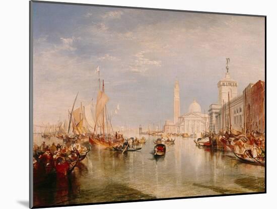 Venice, Dogana and S. Giorgio Maggiore-JMW Turner-Mounted Giclee Print