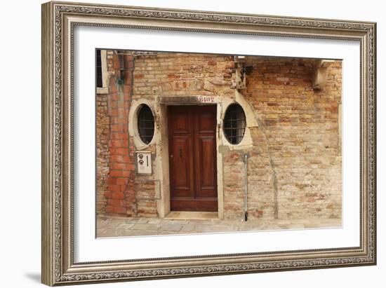 Venice Doorway-Les Mumm-Framed Photographic Print