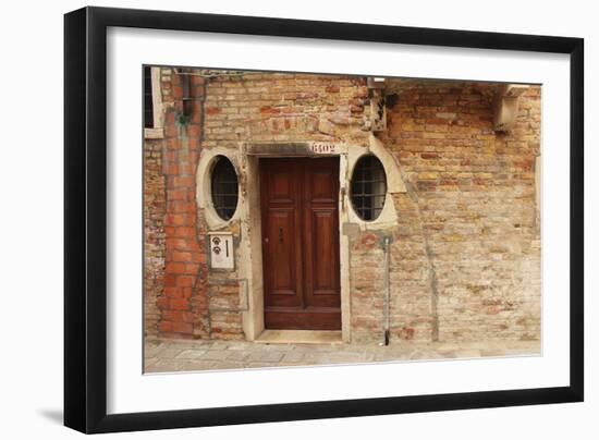 Venice Doorway-Les Mumm-Framed Photographic Print