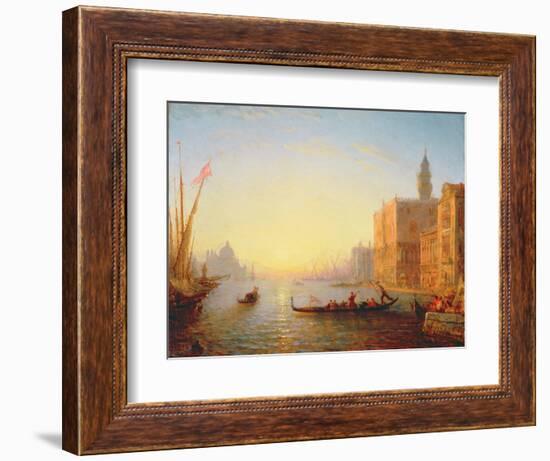 Venice, Evening-Felix Ziem-Framed Giclee Print