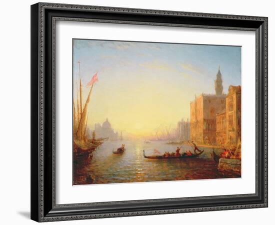 Venice, Evening-Felix Ziem-Framed Giclee Print