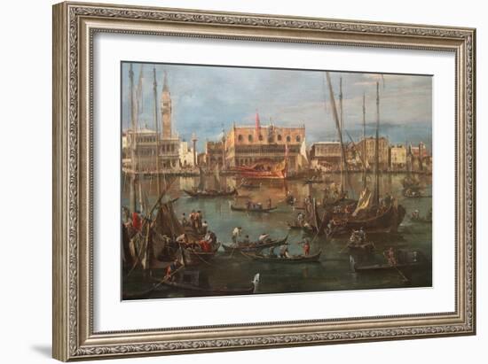 Venice from the Bacino Di San Marco-Francesco Guardi-Framed Art Print