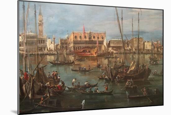 Venice from the Bacino Di San Marco-Francesco Guardi-Mounted Art Print