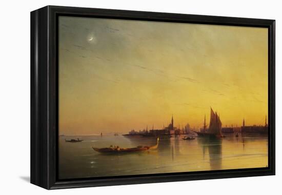 Venice from the Lagoon at Sunset-Ivan Konstantinovich Aivazovsky-Framed Premier Image Canvas