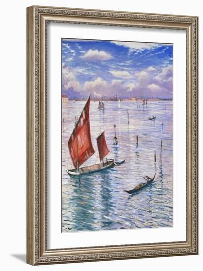 Venice from the Lido-Christopher Richard Wynne Nevinson-Framed Giclee Print