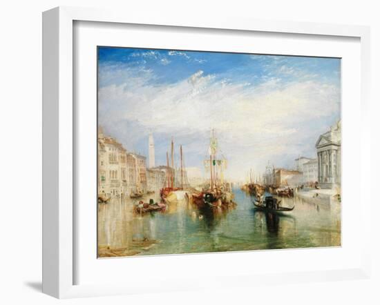 Venice, from the Porch of Madonna della Salute, c.1835-J. M. W. Turner-Framed Giclee Print