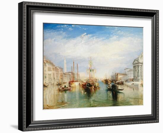 Venice, from the Porch of Madonna della Salute, c.1835-J. M. W. Turner-Framed Giclee Print