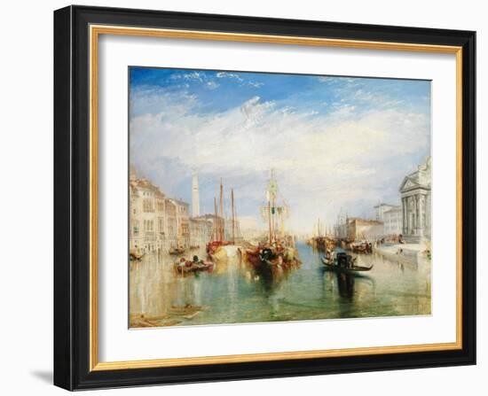 Venice, from the Porch of Madonna della Salute, c.1835-J. M. W. Turner-Framed Giclee Print