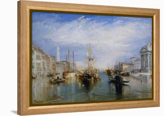 Venice, from the Porch of Madonna Della Salute, Ca. 1835-J. M. W. Turner-Framed Stretched Canvas