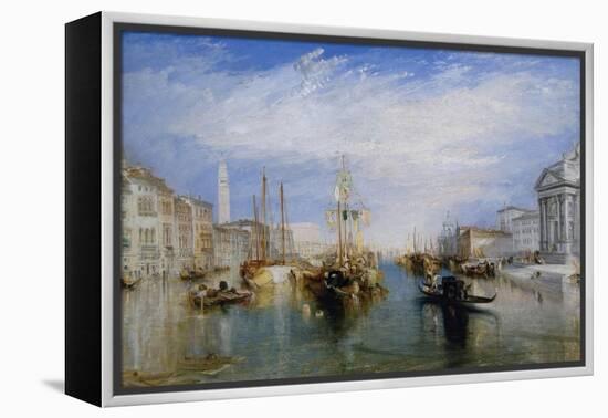 Venice, from the Porch of Madonna Della Salute, Ca. 1835-J. M. W. Turner-Framed Stretched Canvas