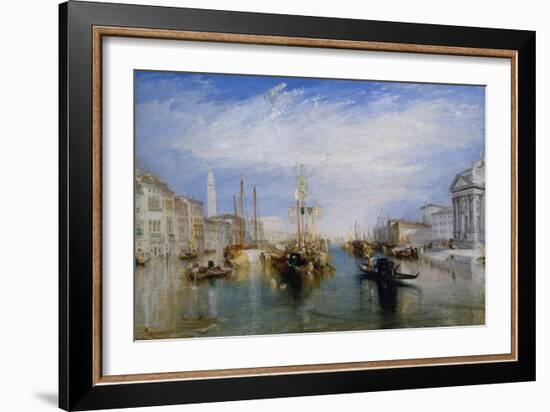 Venice, from the Porch of Madonna Della Salute, Ca. 1835-J. M. W. Turner-Framed Art Print