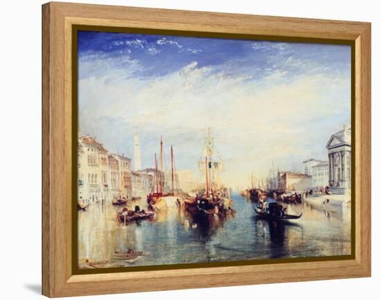 Venice, from the Porch of the Madonna Della Salute, C1835-JMW Turner-Framed Premier Image Canvas