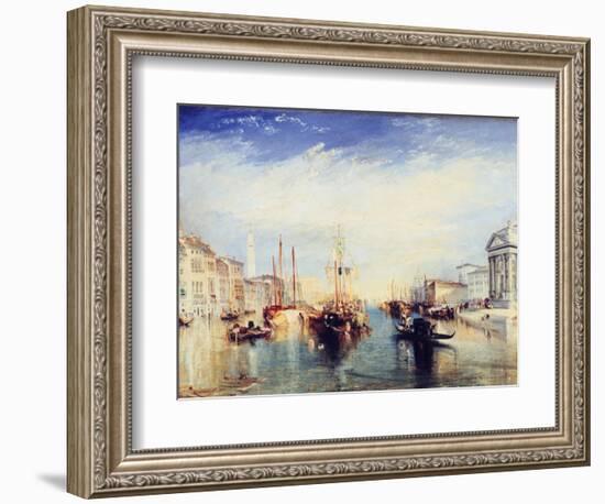 Venice, from the Porch of the Madonna Della Salute, C1835-JMW Turner-Framed Giclee Print