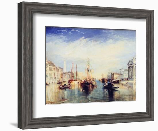 Venice, from the Porch of the Madonna Della Salute, C1835-JMW Turner-Framed Giclee Print