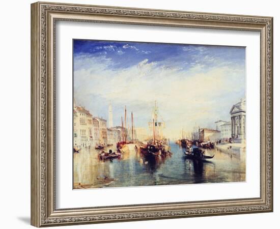 Venice, from the Porch of the Madonna Della Salute, C1835-JMW Turner-Framed Giclee Print