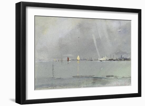 Venice from the Public Gardens-Hercules Brabazon Brabazon-Framed Giclee Print