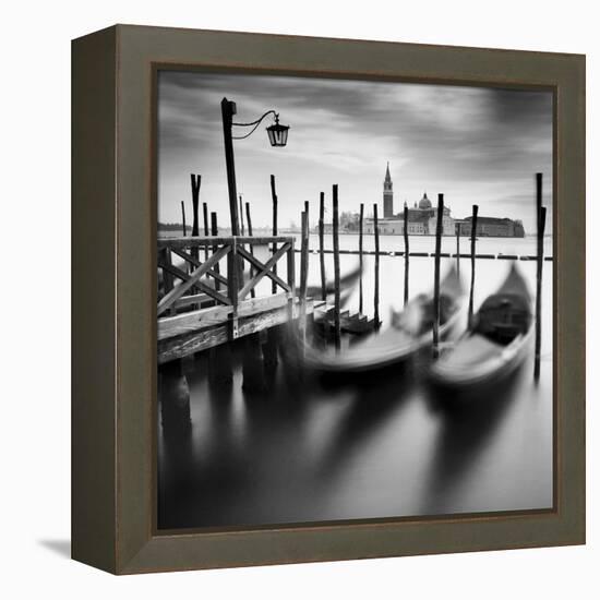 Venice Gondolas-Nina Papiorek-Framed Premier Image Canvas