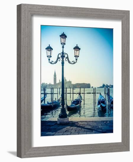 Venice Gondolas-Mr Doomits-Framed Photographic Print