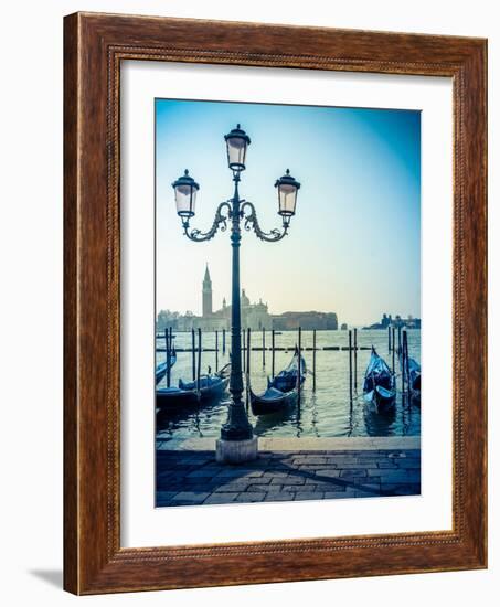 Venice Gondolas-Mr Doomits-Framed Photographic Print