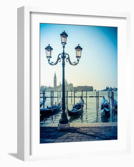 Venice Gondolas-Mr Doomits-Framed Photographic Print