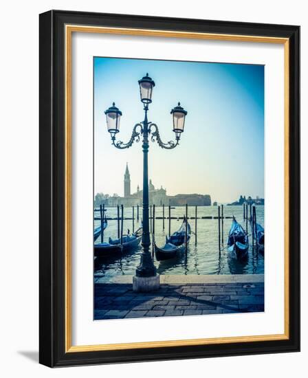 Venice Gondolas-Mr Doomits-Framed Photographic Print