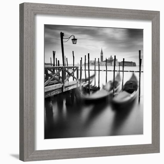 Venice Gondolas-Nina Papiorek-Framed Photographic Print