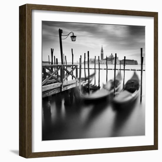 Venice Gondolas-Nina Papiorek-Framed Photographic Print