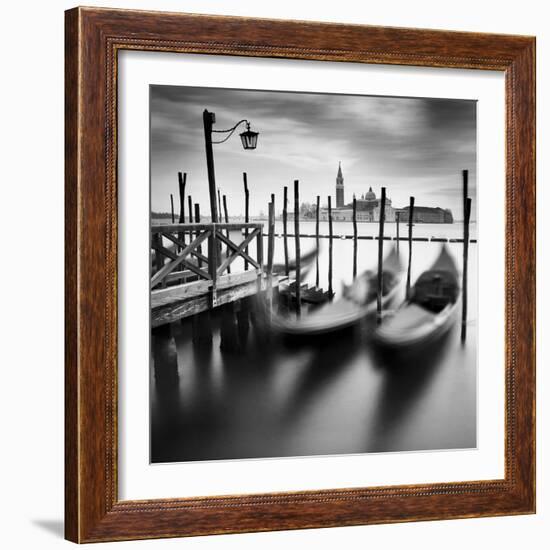 Venice Gondolas-Nina Papiorek-Framed Photographic Print