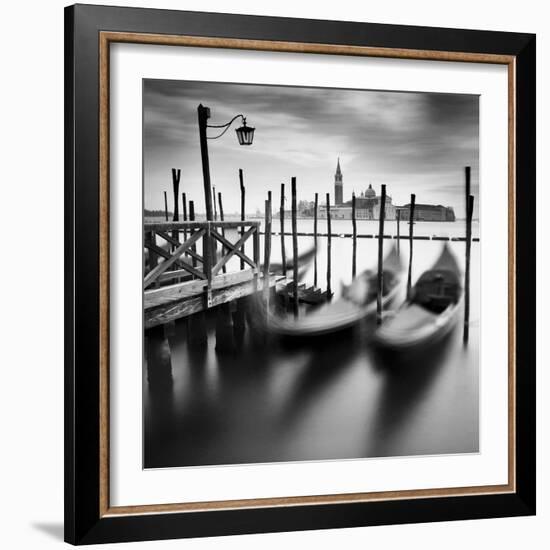 Venice Gondolas-Nina Papiorek-Framed Photographic Print