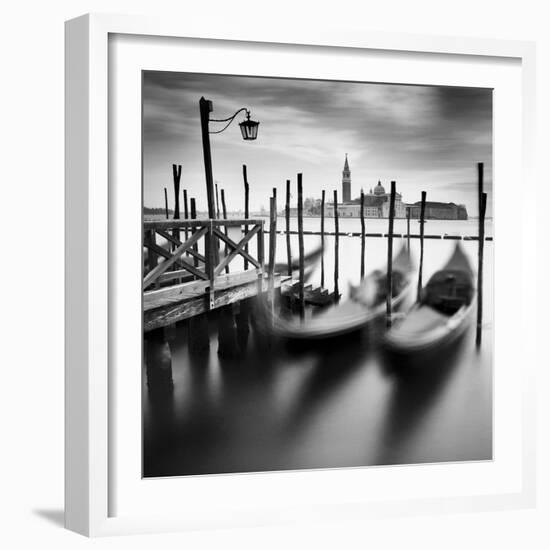 Venice Gondolas-Nina Papiorek-Framed Photographic Print