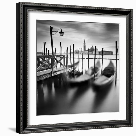 Venice Gondolas-Nina Papiorek-Framed Photographic Print