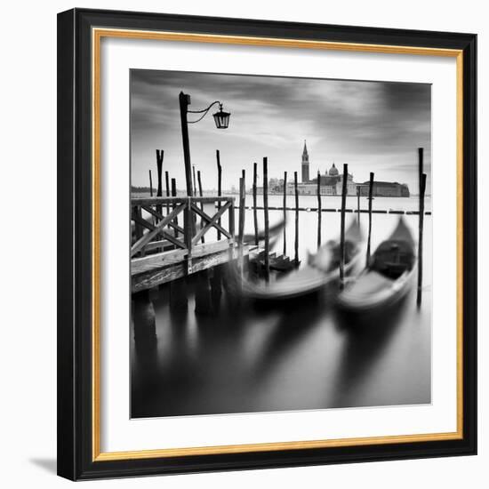 Venice Gondolas-Nina Papiorek-Framed Photographic Print