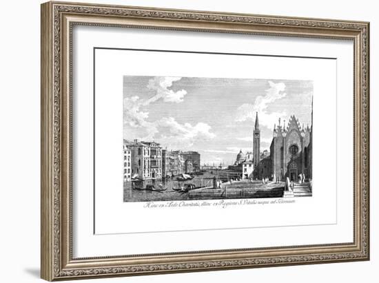 Venice: Grand Canal, 1735-Antonio Visentini-Framed Giclee Print