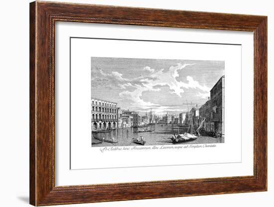 Venice: Grand Canal, 1735-Antonio Visentini-Framed Giclee Print